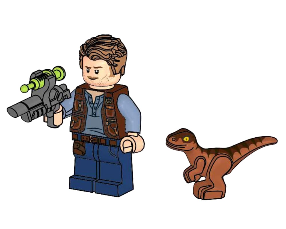 Owen with Baby Raptor