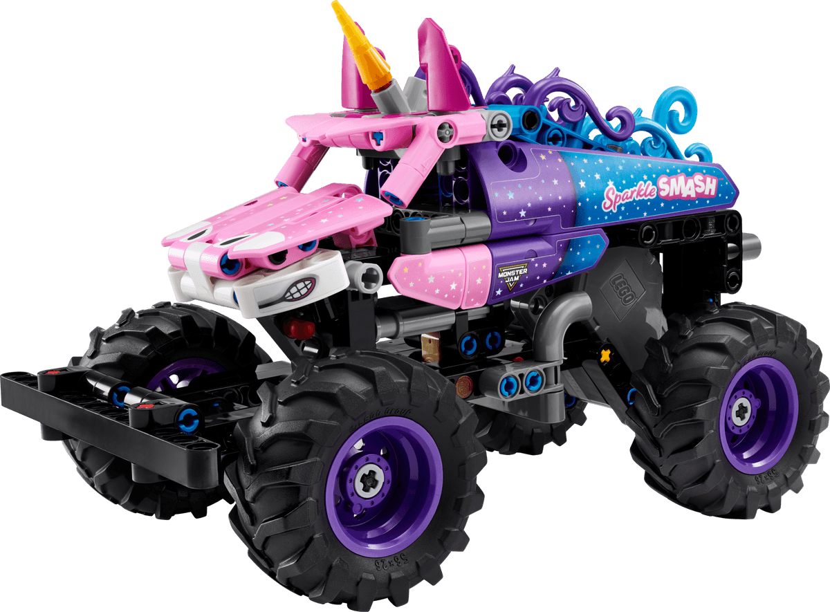 Monster Jam  Sparkle Smash Pull-Back