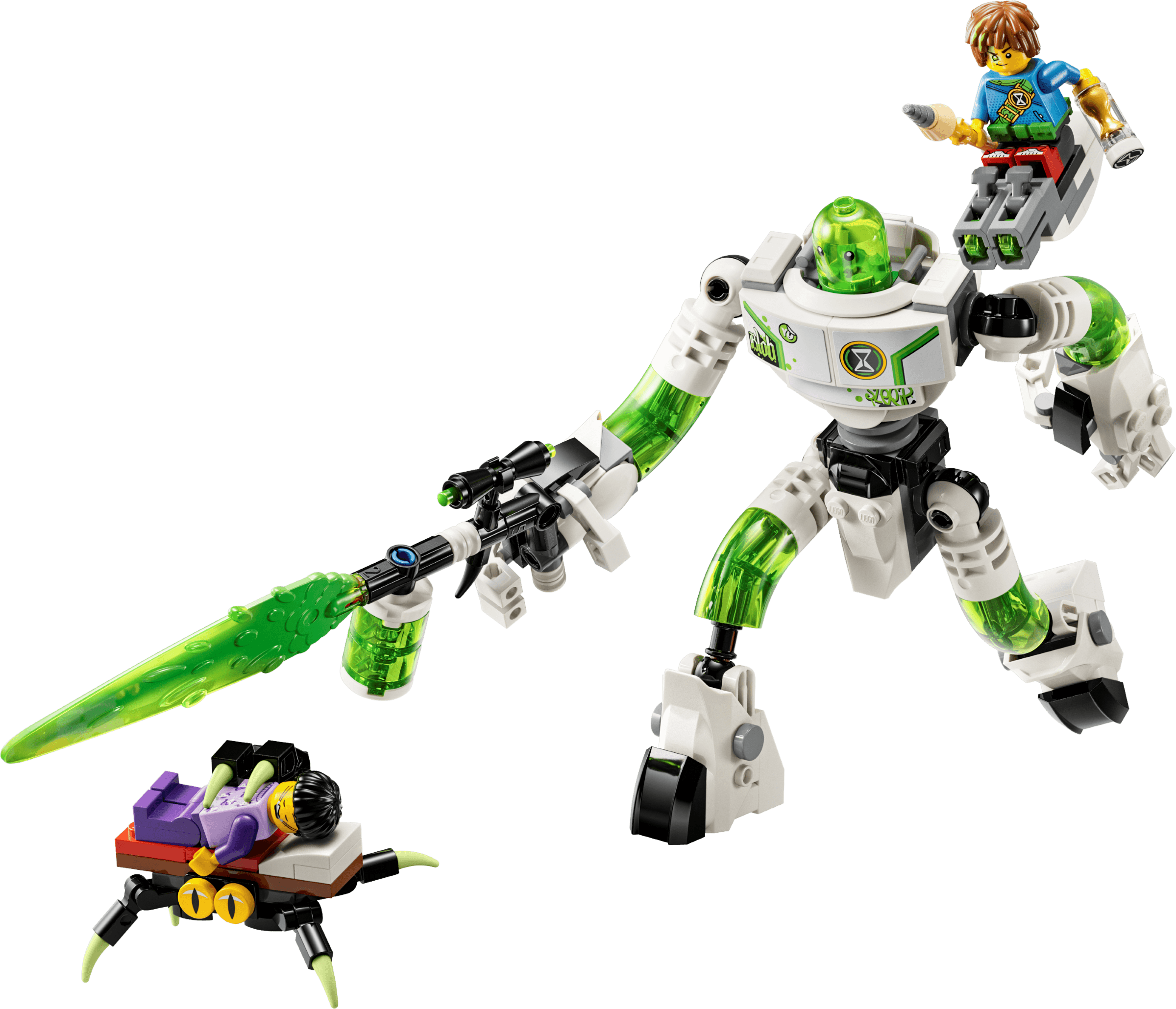 Mateo and Z-Blob the Robot