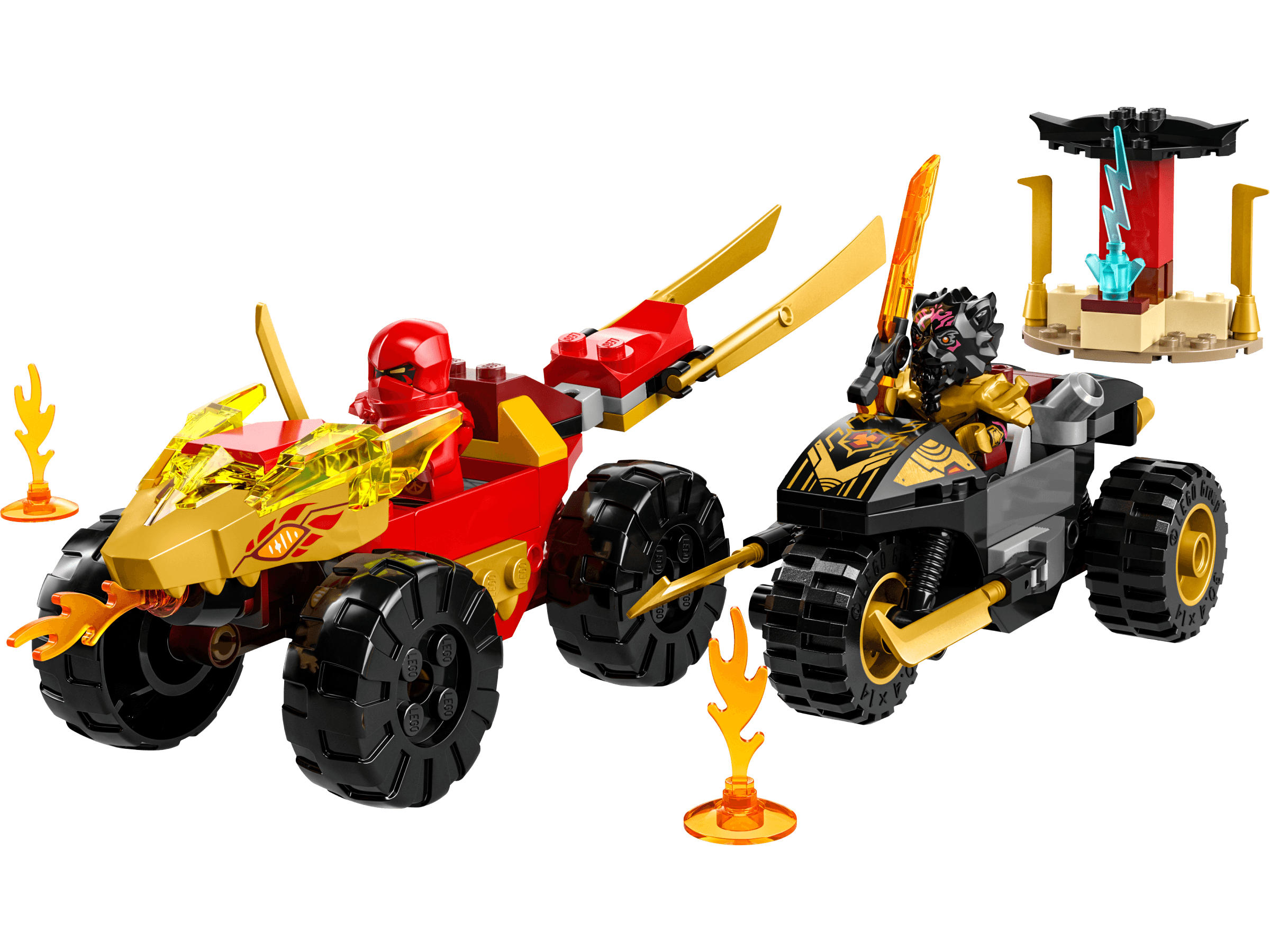 Kai and Ras's Car and Bike Battle