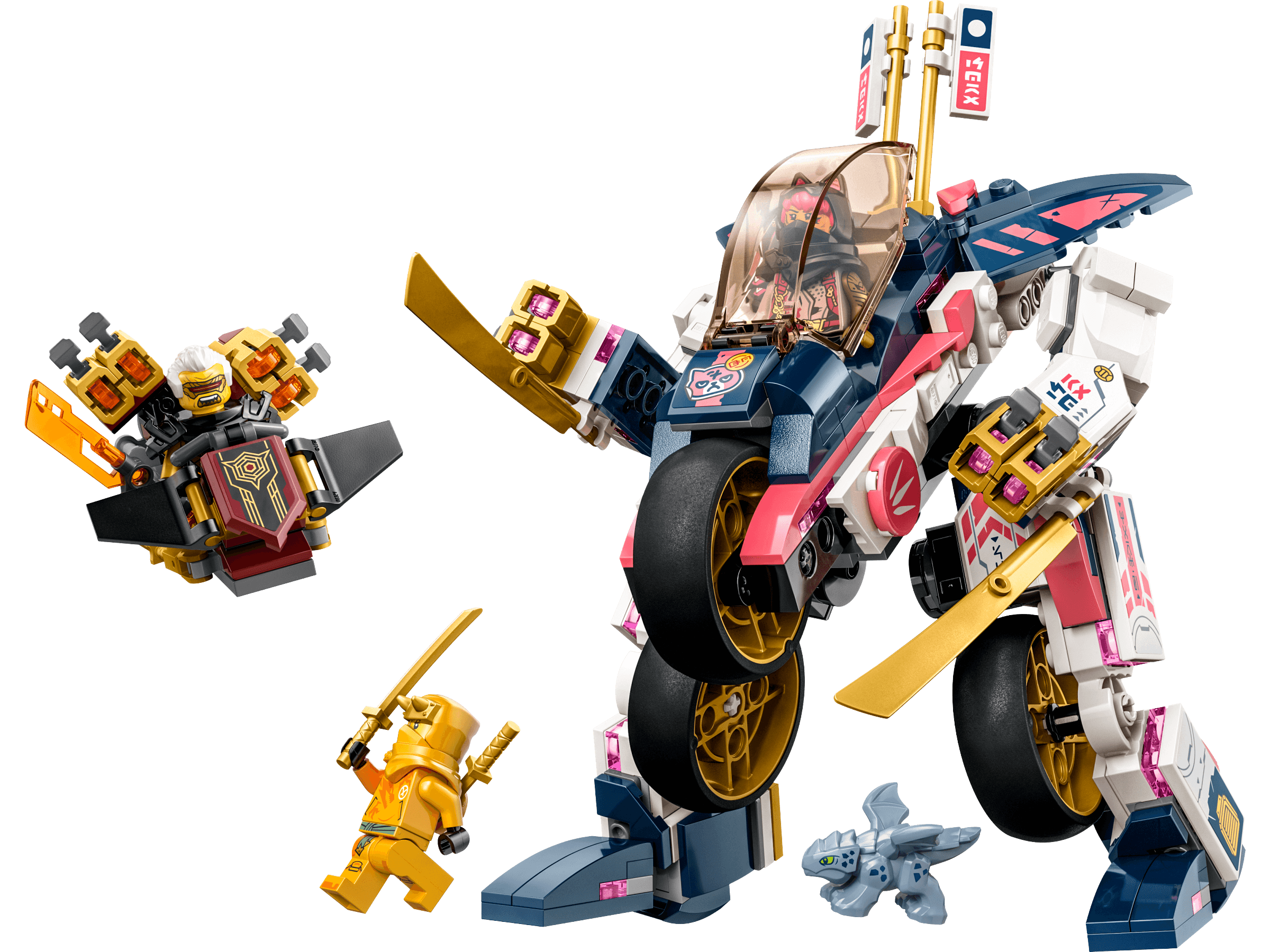 Sora's Transforming Mech Bike Racer