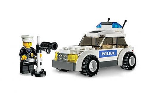 Police Car (Blue Sticker Version)