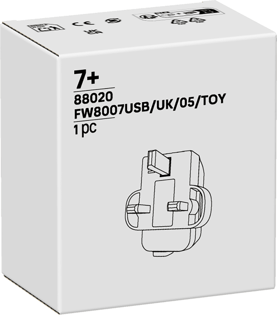 USB Power Adapter Type G (Black)