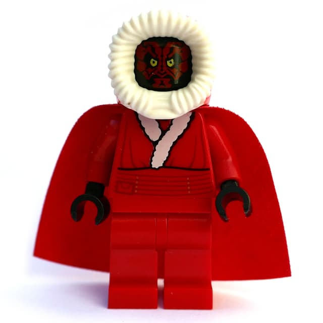 Darth Maul in Santa Outfit