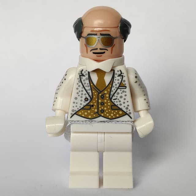 Alfred Pennyworth, Balding, White Tuxedo (Disco Outfit)(CMF)