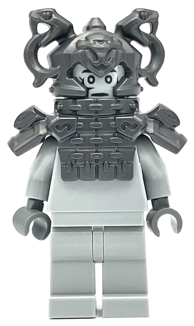 Stone Snake Temple Guardian Statue