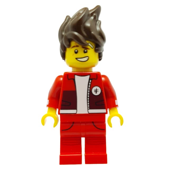 Kai with Hair and Open Red Jacket (LEGO Ninjago Movie)