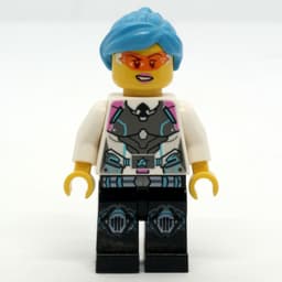 Agent Caila Phoenix with Dark Azure Hair