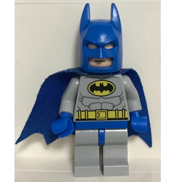 Batman, Light Bluish Gray Suit, Blue Cowl and Cape