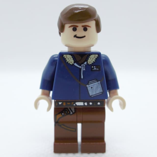 Han Solo, Hoth Outfit, Dark Blue Jacket, Reddish Brown Legs