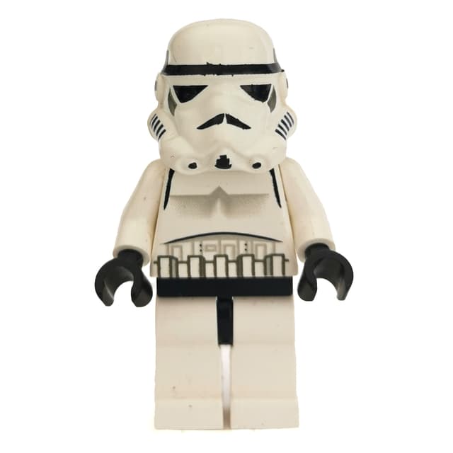 Stormtrooper, Plain Yellow Head, Black Hips