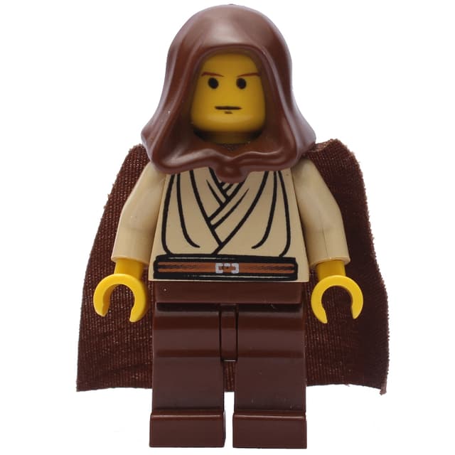 Obi-Wan Kenobi, Padawan, Yellow Skin, Brown Hood and Cape