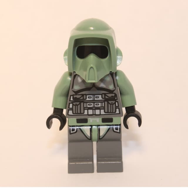 Clone Trooper, 41st Elite Corps Scout Battalion Armor, Dark Bluish Gray (Kashyyyk)
