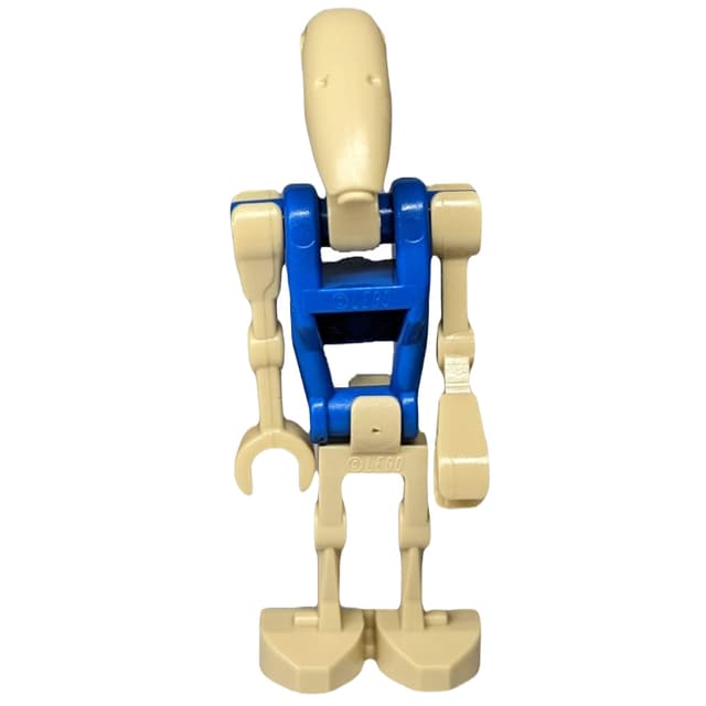 Battle Droid Pilot, Blue Torso, One Bent Arm, One Straight Arm