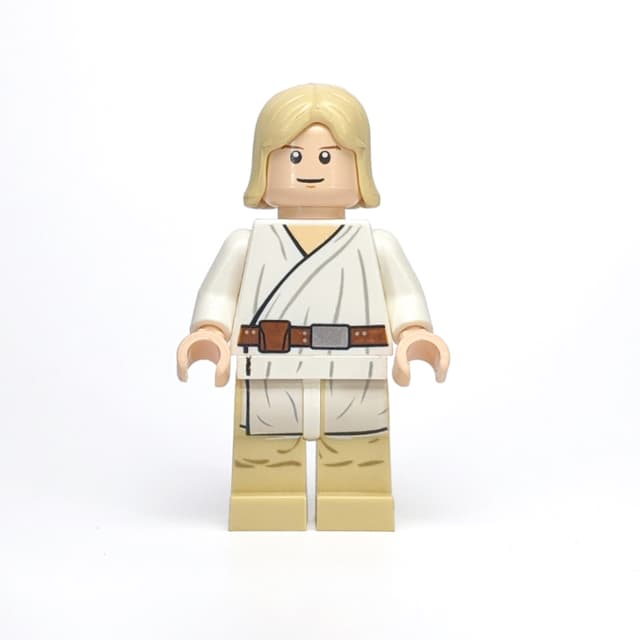 Luke Skywalker, White Robe, Straight Tan Hair, White Pupils, 3626bpr9995