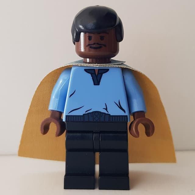 Lando Calrissian, Yellow and Blue Cape (3626b Head)