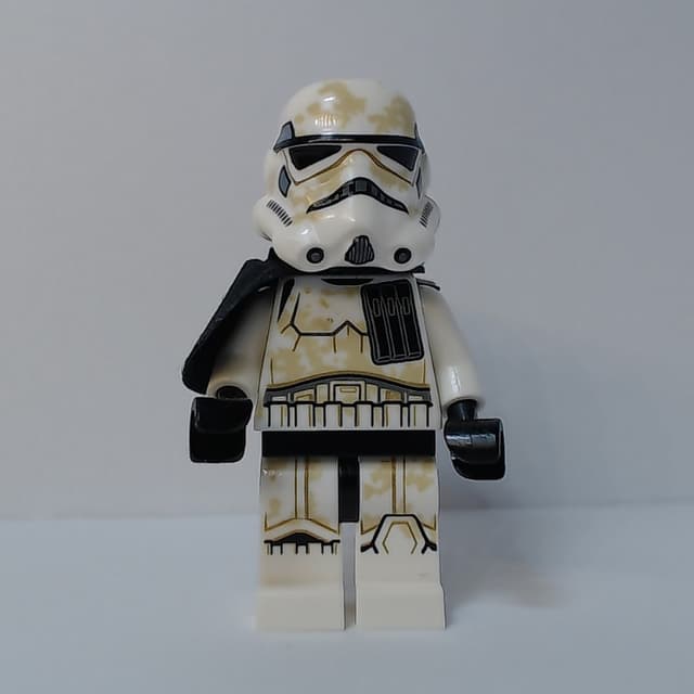 Sandtrooper, Black Pauldron, Neck Bracket with Single Stud