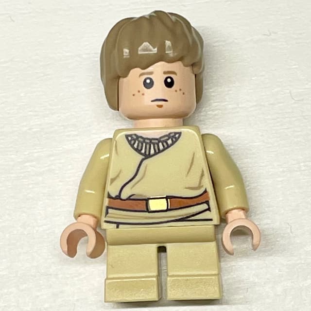 Anakin Skywalker, Child, Dark Tan Hair, White Pupils