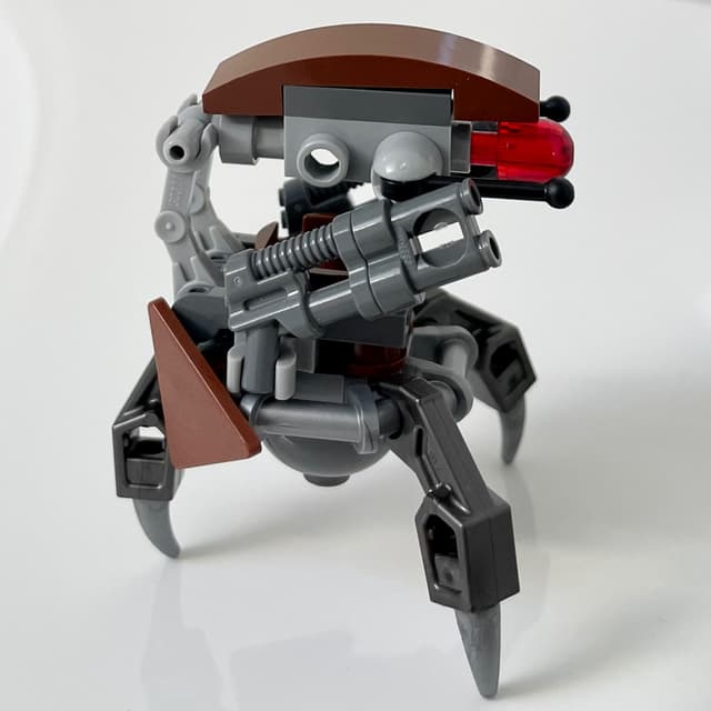 Droideka / Destroyer Droid, Reddish Brown Shell, Triangular Panels