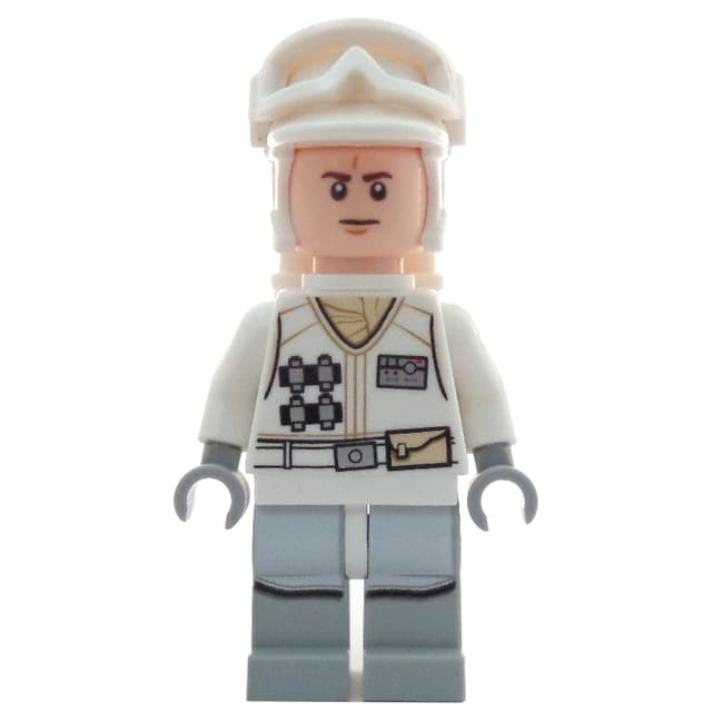 Rebel Trooper in Hoth Uniform, White Hat, White Jacket