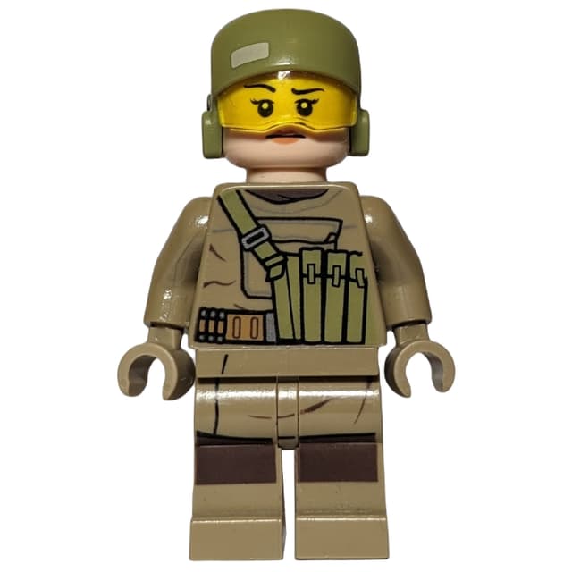 Resistance Soldier, Female, Olive Green Helmet