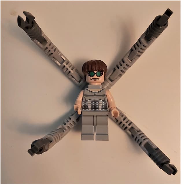 Dr. Octopus / Doc Ock with Green Glasses and Light Nougat Arms