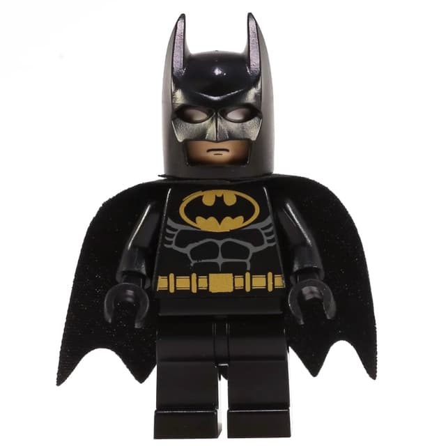 Batman, Black Suit, Black Cape and Cowl, Gold Batman Logo (56630 Cape)