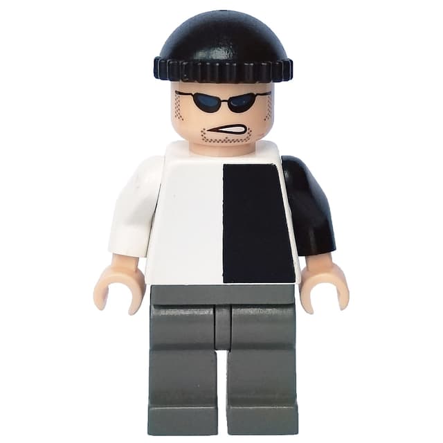 Two-Face's Henchman with Black and White Torso