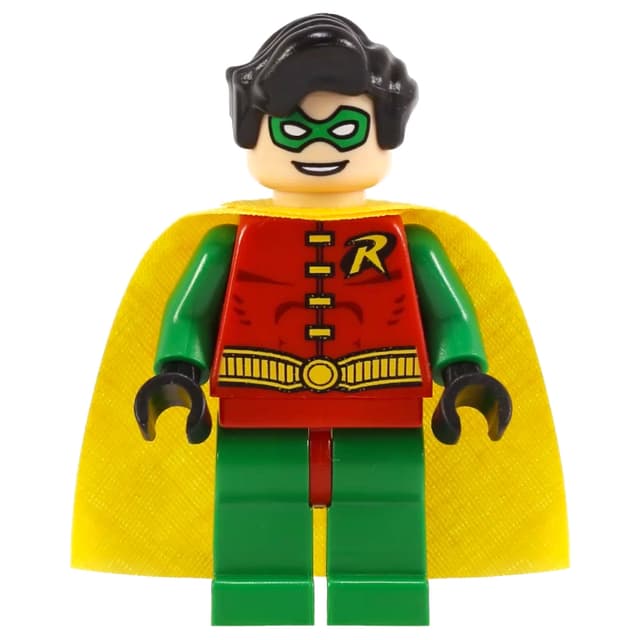 Robin with Green Eyemask and Plain Green Legs with Red Hips