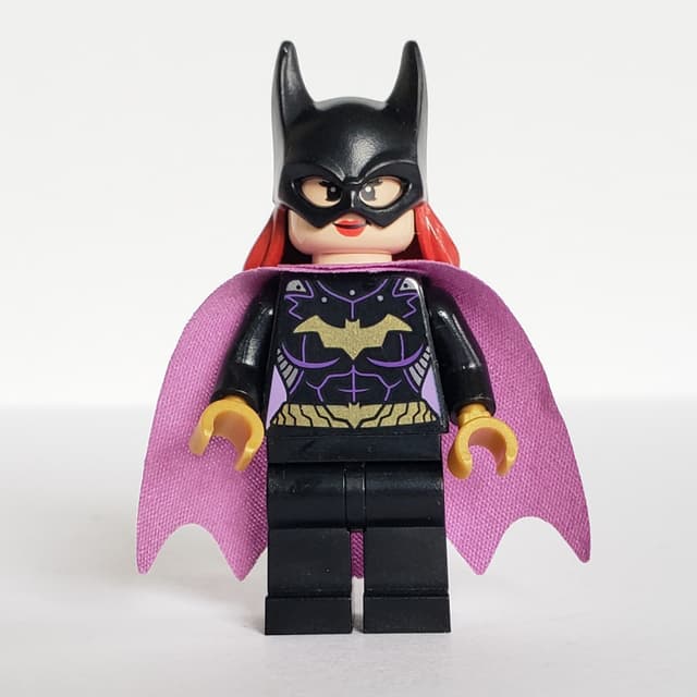 Batgirl, Black Suit, Medium Lavender Cape