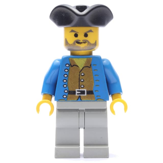 Pirate - Brown Shirt, Light Gray Legs, Black Tricorne