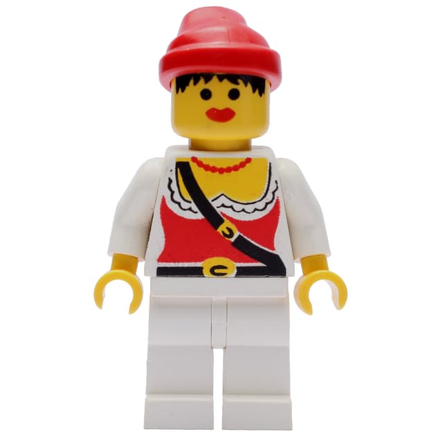 Pirate - Female, White Legs, Red Bandana