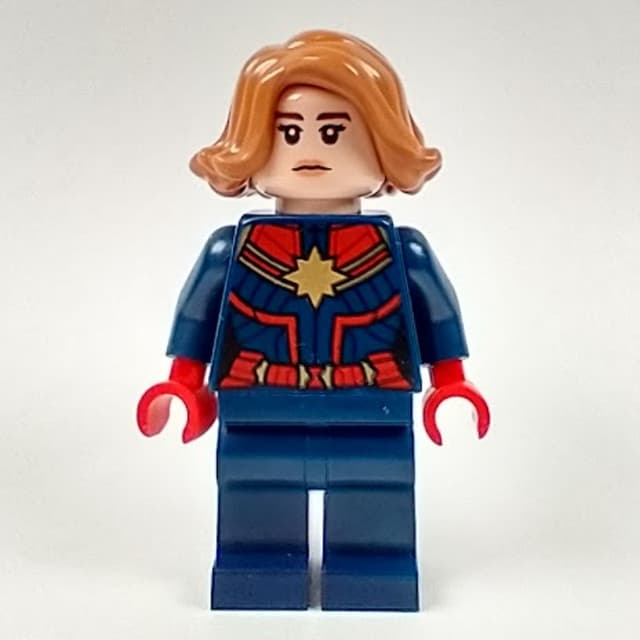 Captain Marvel with Medium Nougat Hair