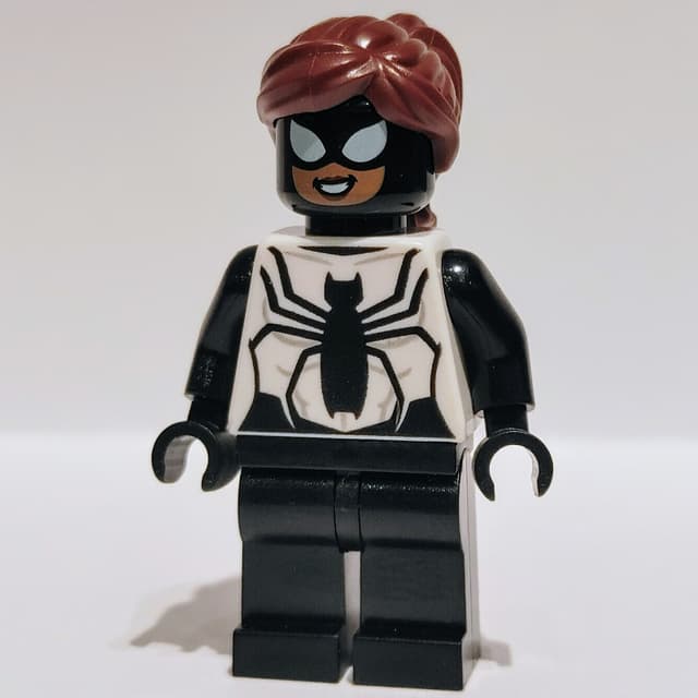 Spider-Girl in Black and White Outfit