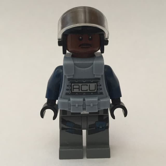 ACU Trooper with Sand Blue Armor and Reddish Brown Skin