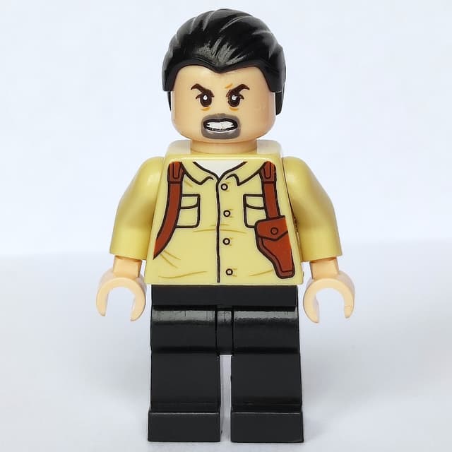 Vic Hoskins with Black Hair