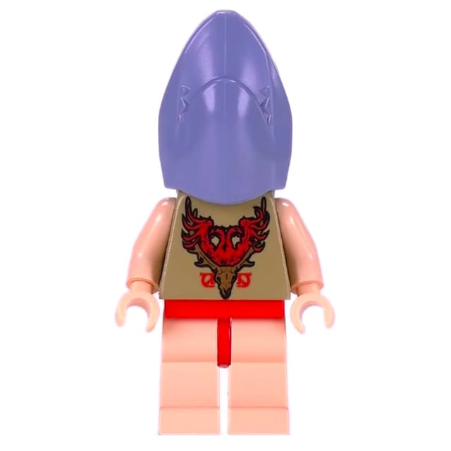 Viktor Krum, Shark Head, Light Nougat Legs