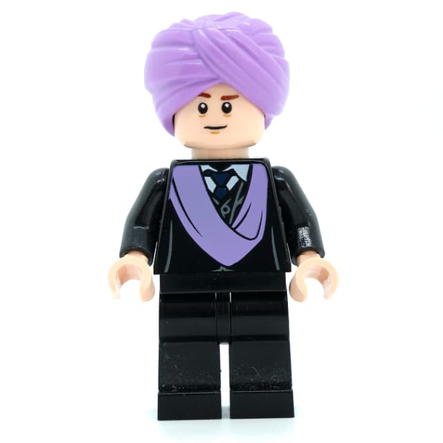 Professor Quirinus Quirrell (Voldemort), Medium Lavender Turban, Black Suit