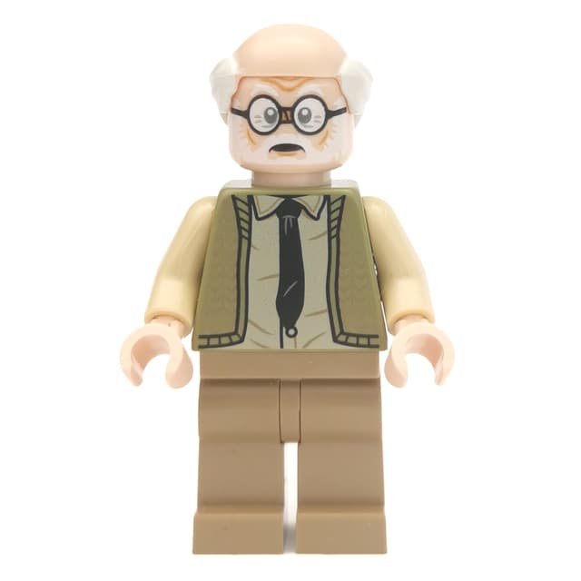 Ernie Prang, Olive Green Sweater, Dark Tan Legs