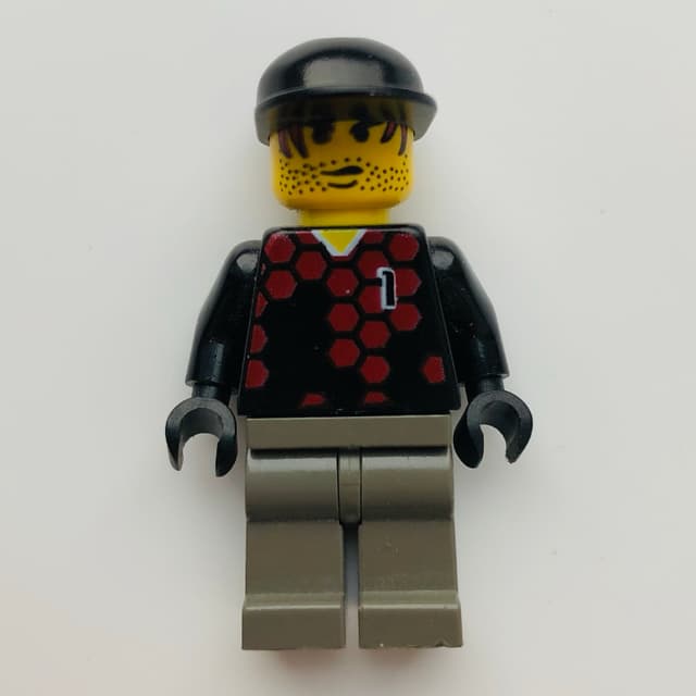 Soccer Player Goalie Red/Blue #1