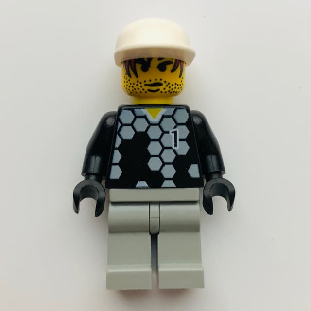 Soccer Player Goalie Black/White #1