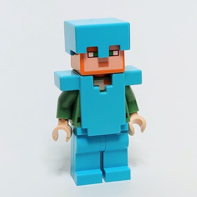 Alex with Medium Azure Helmet and Armor