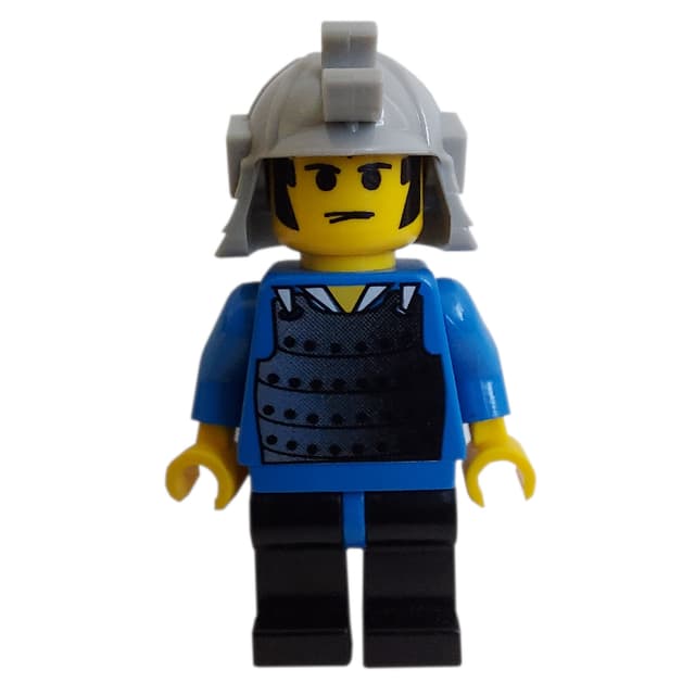 Samurai, Blue with Green Headband