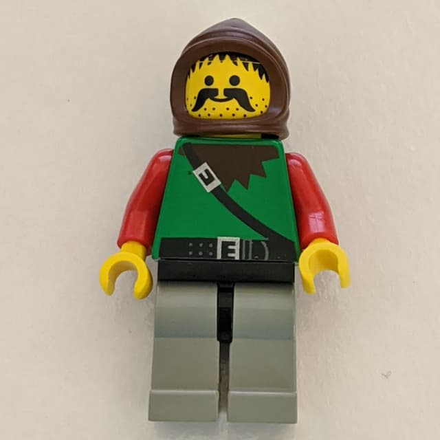 Forestman (Dark Forest) - Light Gray Legs, Brown Hood