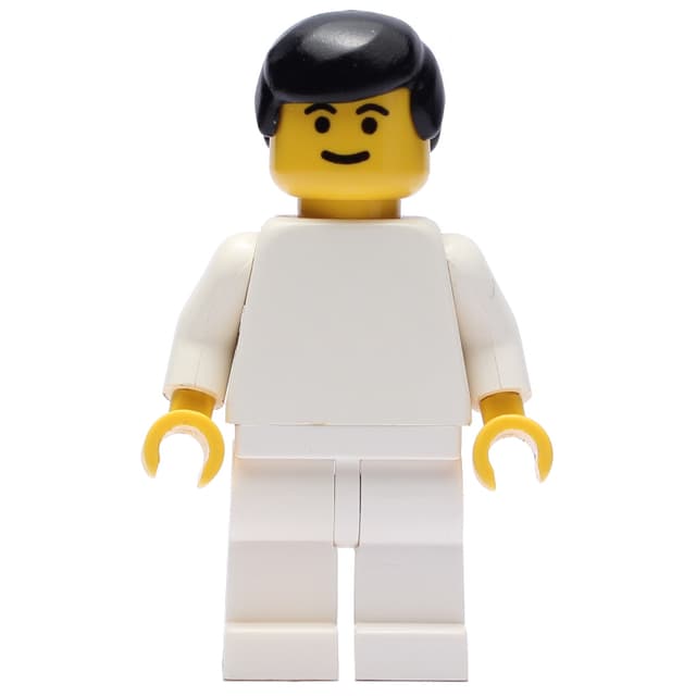 Soccer Player White Torso, White Legs