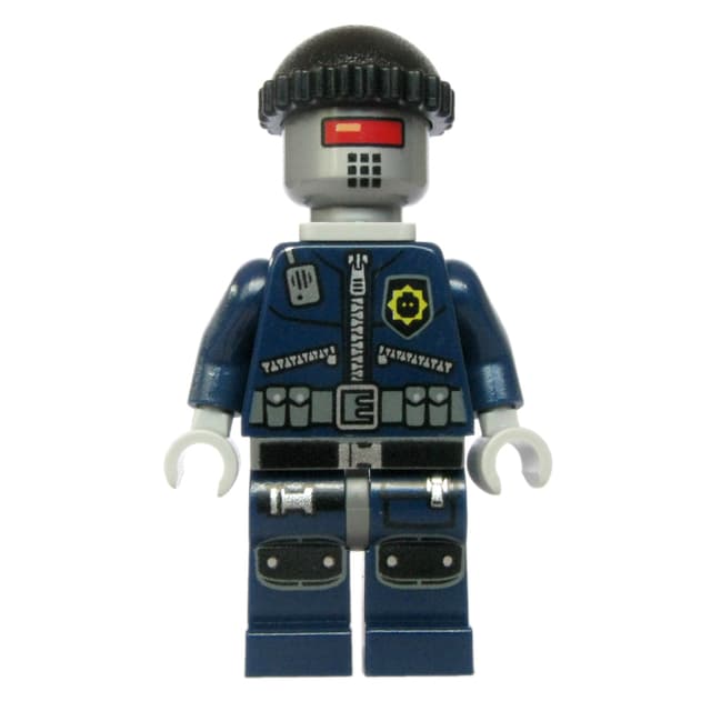 Robot Police, Hat, Neck Bracket