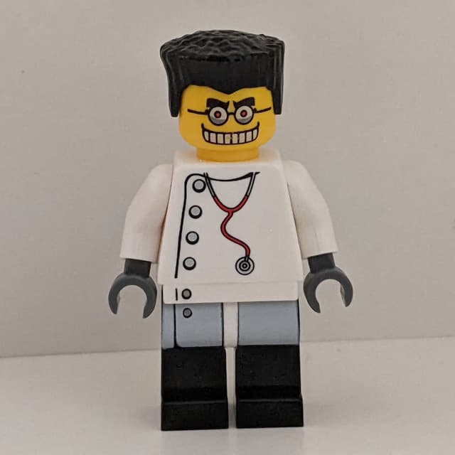Mad Scientist, Dark Bluish Gray Hands