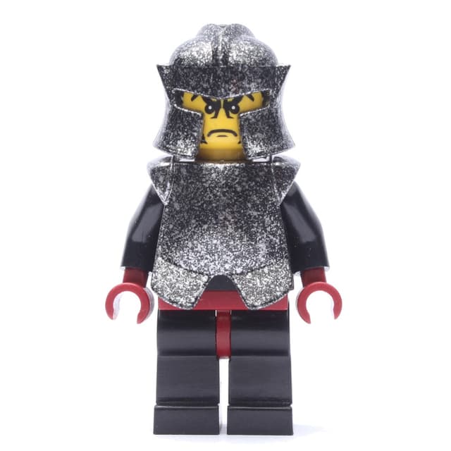 Shadow Knight, Speckle Black-Silver Helmet and Armor