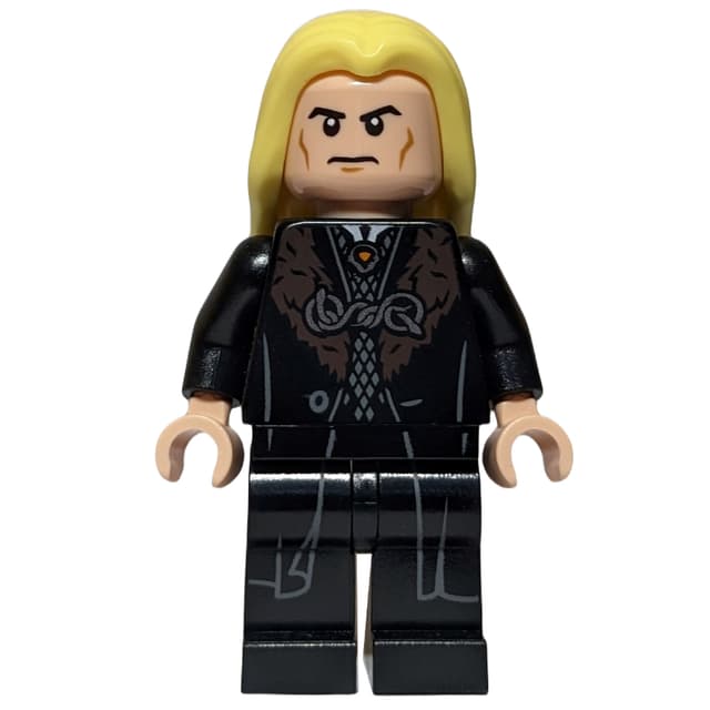 Lucius Malfoy, Black Robes with Dark Red Fur