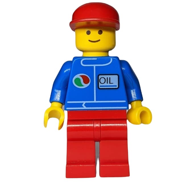 Octan - Blue Torso, Red Legs, Red Cap